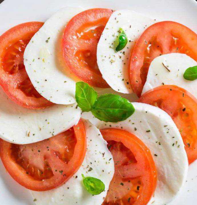 Caprese pomodori e mozzarella