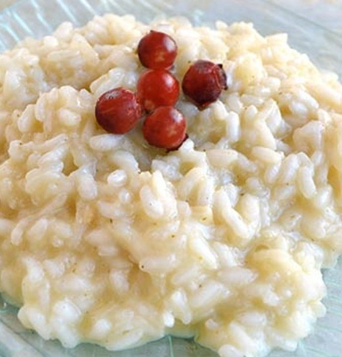 Risotto allo Spumante e Scamorza