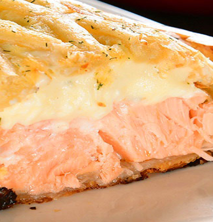 Strudel salato al Salmone