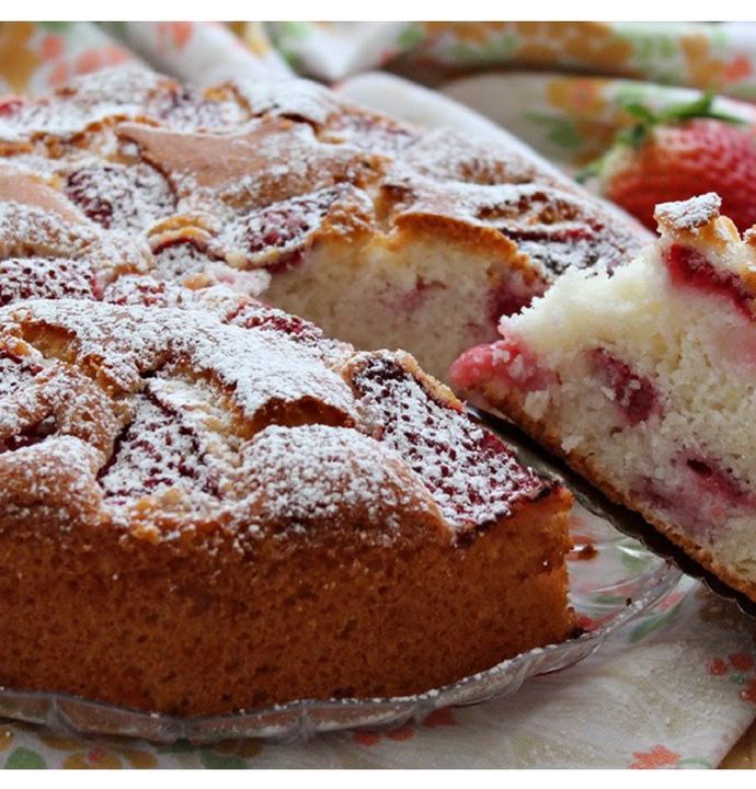 Torta soffice alle fragole